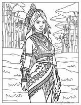 Native American Coloring Pages For Adults Printable  Free sketch template