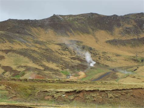 Volcanic Landscapes: Hengill volcano, Reykjadalur, Iceland, 28th April 2014