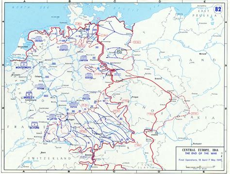 Germany Map May 1945