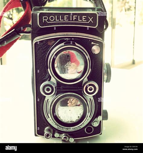 Rolleiflex vintage camera hi-res stock photography and images - Alamy