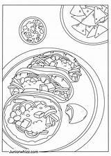 15 Printable Taco Coloring Pages PDF Download sketch template