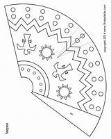 Tent Coloring Teepee Tipi Pages Nomads Drawing Nomadic Printable  sketch template