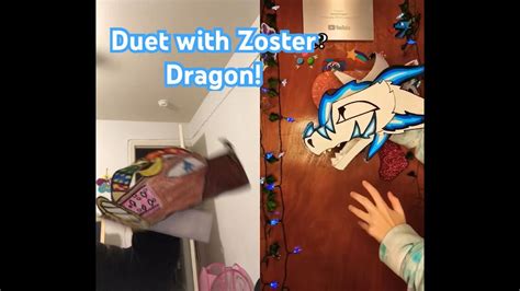 Duet with Zoster Dragon! #paperdragon #art - YouTube