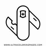Pocket Knife Coloring Pages  Ultra sketch template