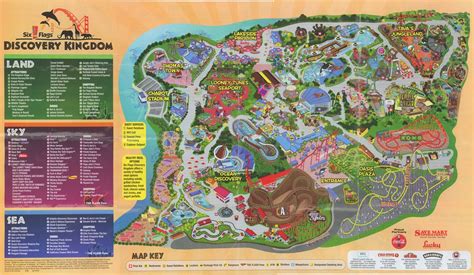 Six Flags Discovery Kingdom Park Map, 2009 | www.sixflags.co… | Flickr