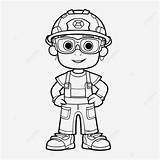 Engineer Coloring Page sketch template