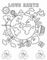Environment Coloring Pages Printable sketch template