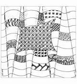 Zentangle A Colorier Par Cathym 2  Kids Coloring Pages sketch template