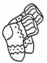 Socks coloring pages sketch template