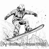 Snowboard Coloring Pages  Free & Printable sketch template