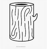 Wood Drawing Coloring Log Logs Printable Tree Colouring Pages Preschool  sketch template