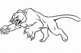 Realistic Panther Coloring Pages At Ganmalakaiblog Blog sketch template