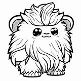 Premium Vector  Cute yeti coloring Pages vector Art White Background sketch template