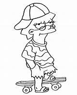 Cool Lisa Simpson coloring Page  Download Print Or Color Online For Free sketch template