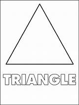 Triangle Coloring Pages Printable sketch template