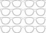 Sunglasses Outline Clip Art Sketch Coloring Page sketch template