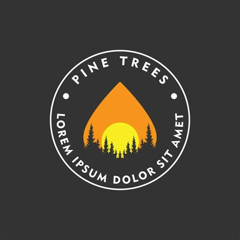 pine tree logo vector 24628256 Vector Art at Vecteezy