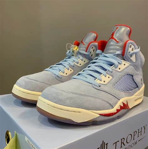 Air Jordan 5 Retro Trophy Room Ice Blue CI1899-400-dopensekaers.vip : r/sneakerreps
