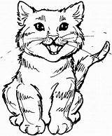 Printable Kitty Coloring Pages sketch template