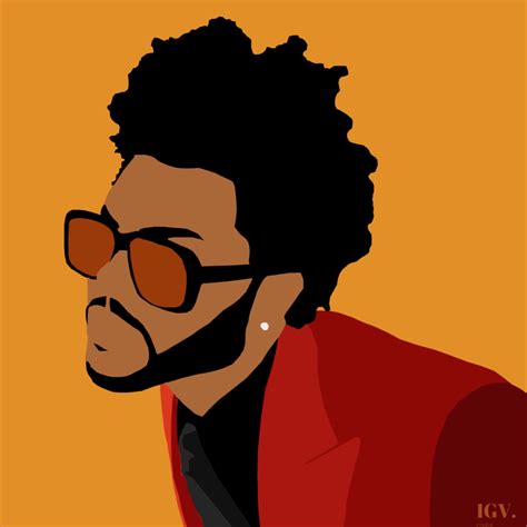 The Weeknd | Blinding Lights | Digital Art | Hip Hop | Print | Wall Art | The weeknd drawing ...