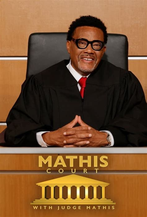 Mathis Court With Judge Mathis (TV Series 2023- ) - Posters — The Movie Database (TMDB)