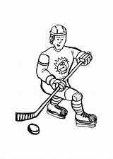 Free Printable Hockey Coloring Pages For Kids sketch template