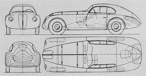 Futuristic Cars Blueprints - Honda civic type r 2.