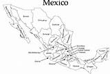 Mexico Map Printable coloring Page  Download Print Or Color Online sketch template