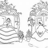 3 Southern Belle / Crinoline Lady Pillowcase Embroidery  Etsy sketch template