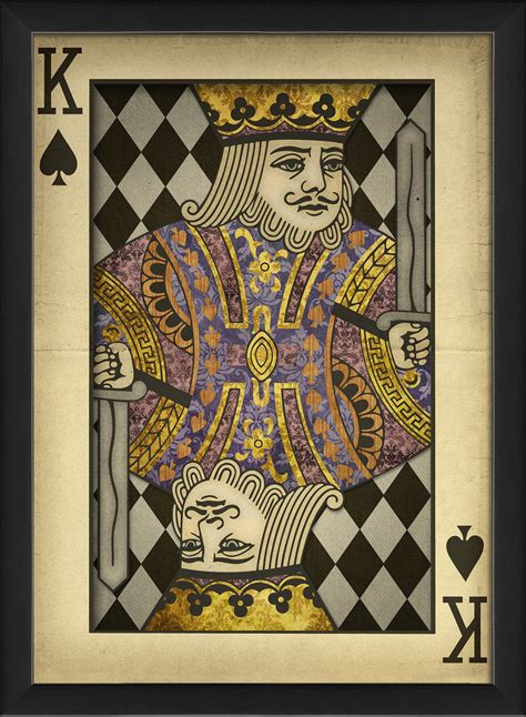 King of Spades Print - Traditional - Prints And Posters - by Art District 9 | Houzz