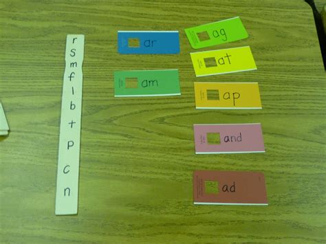 Good idea. I have some paint chip cards. | Word families, Word family activities, Word work