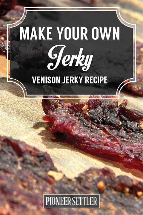 Venison Jerky Recipe