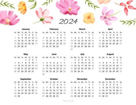 2024 Personalized Calendars Templates Meanings - Estel Janella