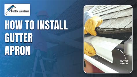 How to Install Gutter Apron