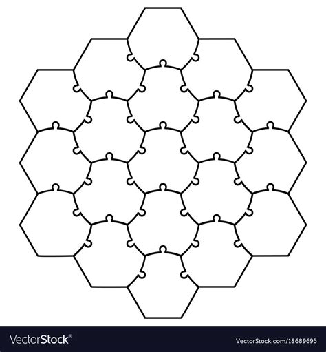 categoric îngheţat urs panda hexagon puzzle template inoxidabil Eliberare caritate