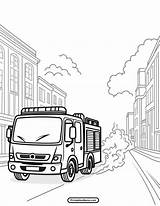 Fire Truck Coloring Page  Printables Mania sketch template