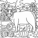 Ox Coloring Page For Kids 8208939 Vector Art At Vecteezy sketch template