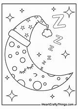 Free Printable Moon Coloring Pages sketch template