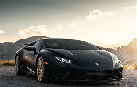 Wallpaper sunset, Lamborghini, supercar, Performante, Huracan, 2019, by Mark Hambach images for ...