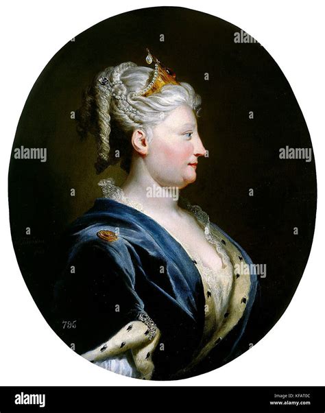 Queen Caroline of Ansbach Stock Photo - Alamy