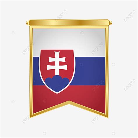 Flag Clipart Hd PNG, Slovakia Flag Vector Design Png, Slovakia ...