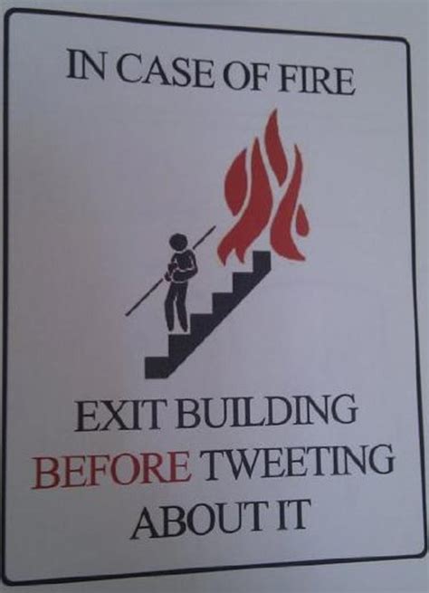 Fire safety sign | Funny quotes, Funny signs, Social media humor