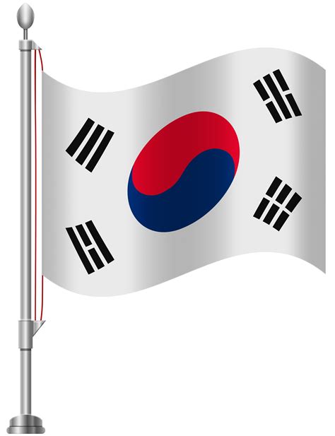South Korea Flag PNG Clip Art | South korea flag, Korean flag, South korea