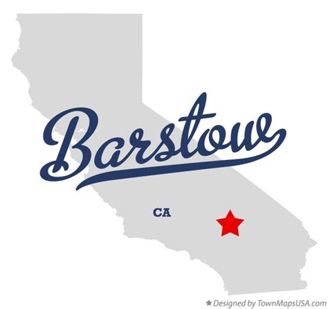 Map of Barstow, CA, California