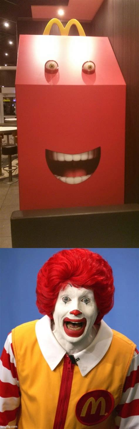 McDonald's Happy meal box creepy design - Imgflip