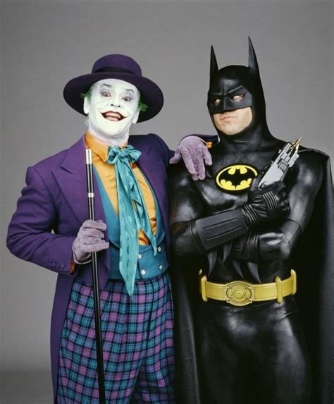 Jack Nicholson and Michael Keaton for Batman | Michael keaton batman ...