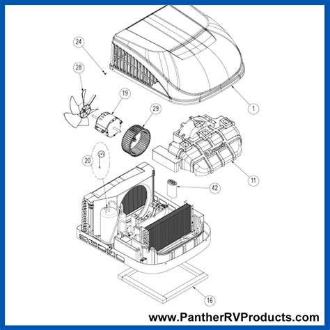 Dometic Rv Air Conditioner Parts Diagram - Heat exchanger spare parts