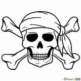 How To Draw Jolly Roger Pirates  Pirate coloring Pages Easy Drawings sketch template