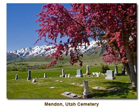 Mendon, Utah Cemetery