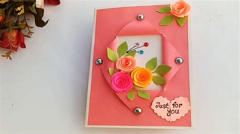 Beautiful Handmade Birthday card//Birthday card idea. - YouTube